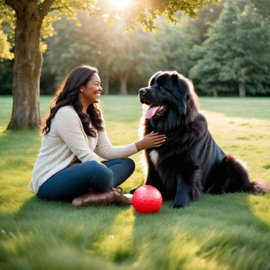 Tips for Bonding with Your Newfoundland Dog