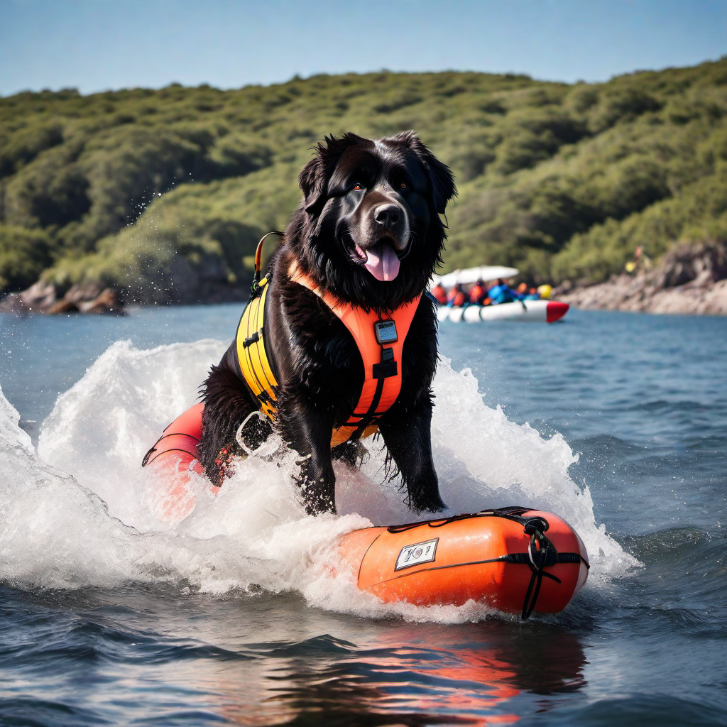 The Role of Newfoundland Dogs in Water Rescue