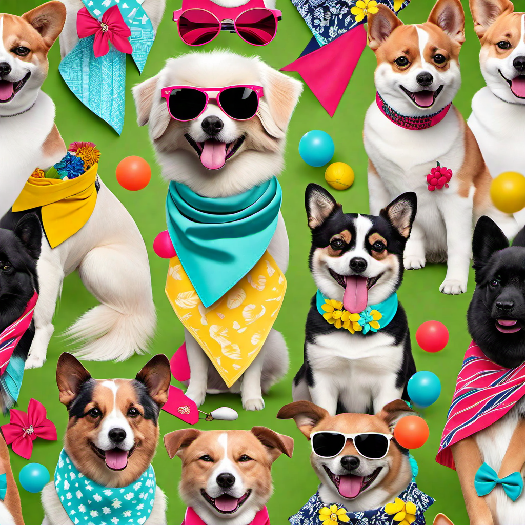 Furry Fashionistas: Dogs with Stylish Accessories