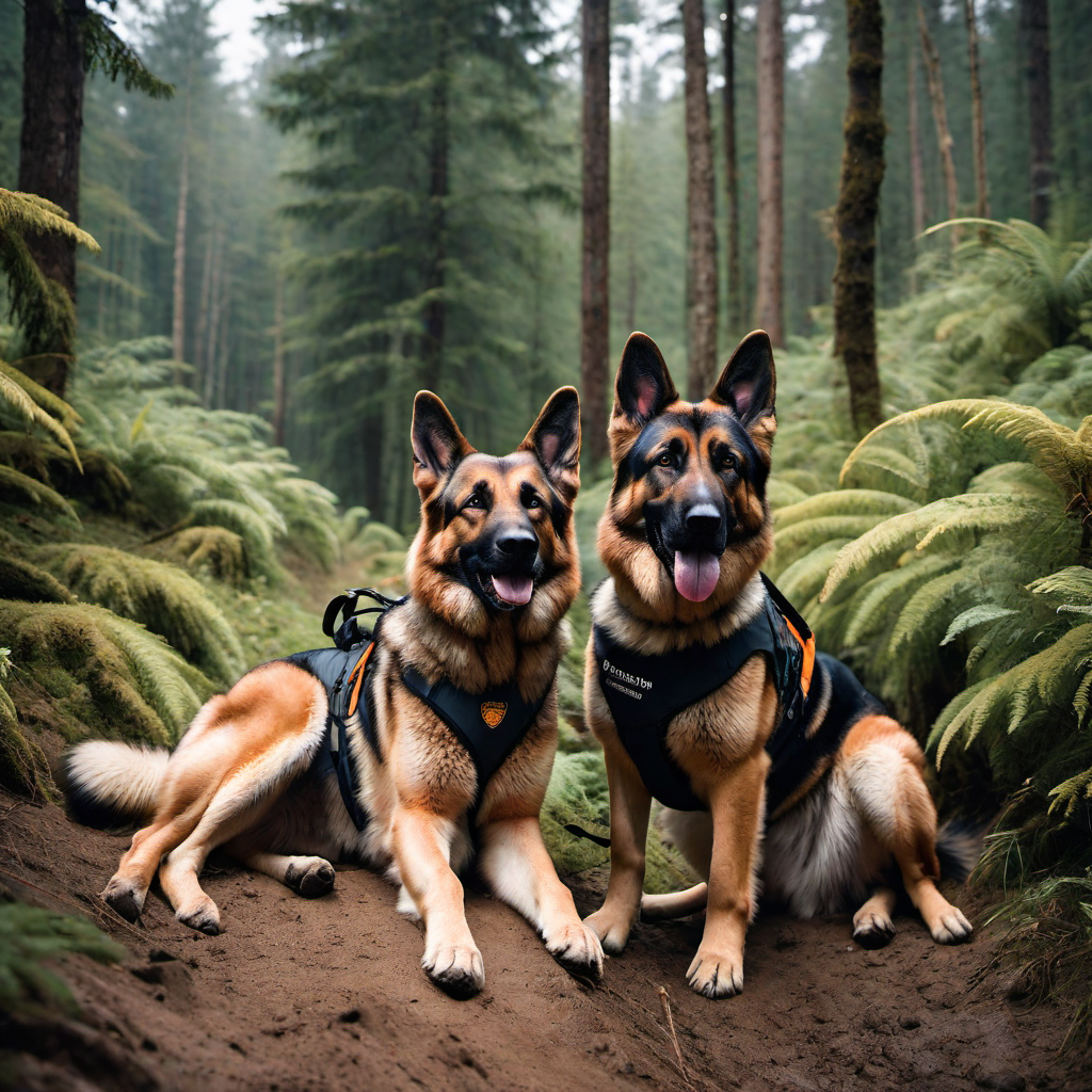 German Shepherds in Search and Rescue Operations