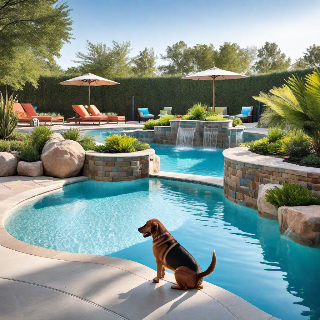 Integrating Your Dog Pool into a Family Pool Area