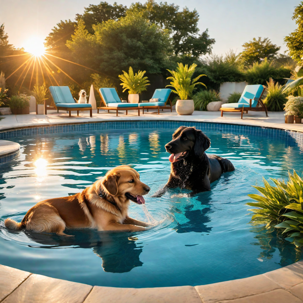 Best Times of Day for Pool Play with Dogs