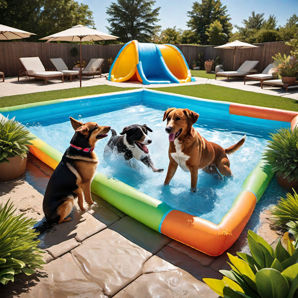 Combining Play and Training in the Dog Pool