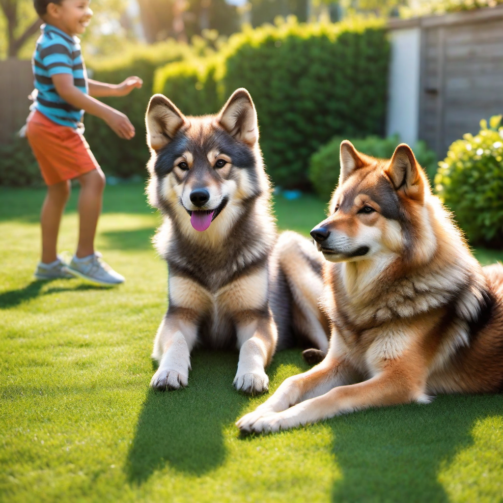 Wolf Dogs and Families: Compatibility with Children