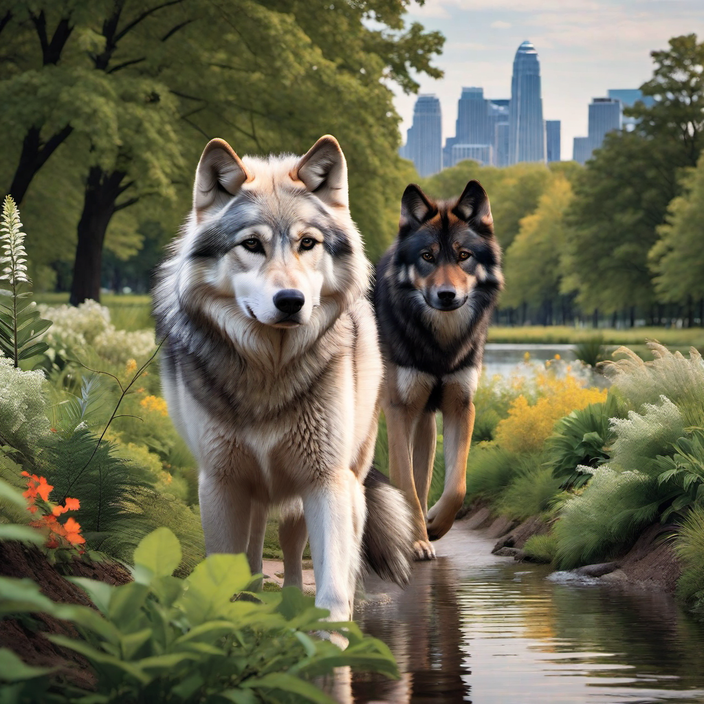 Wolf Dogs in Different Environments: Urban vs Rural Living