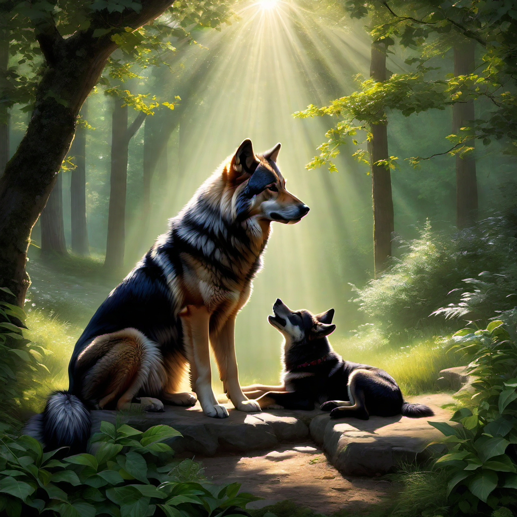 The Bond Between Humans and Wolf Dogs