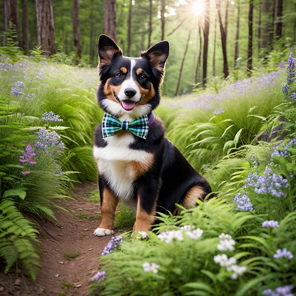 Wild and Free: Preppy Dogs in Nature