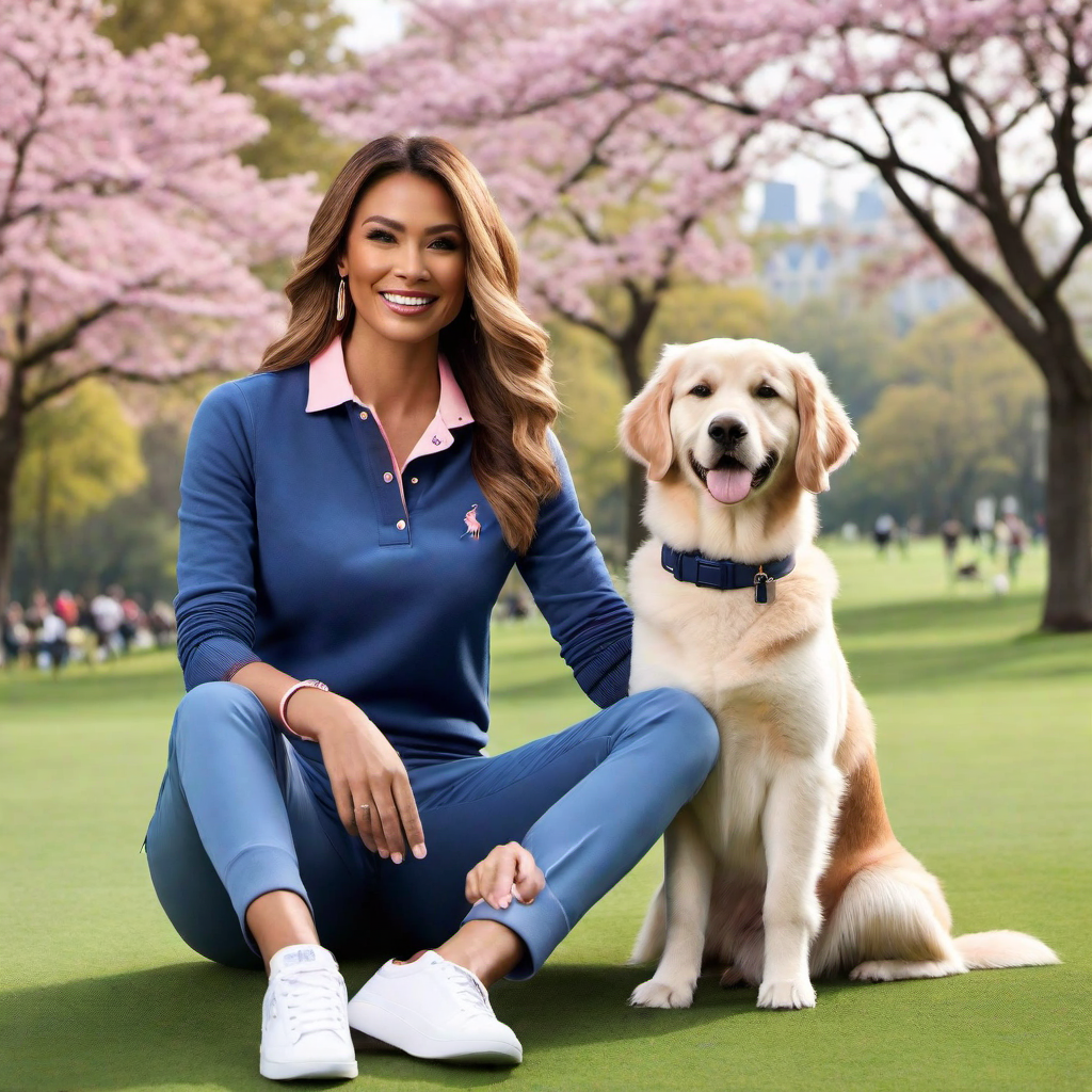 Matching Preppy Styles: Owner and Dog Fashion